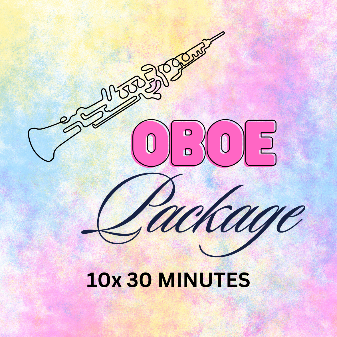 Oboe 1-on-1 – 10×30min Lessons