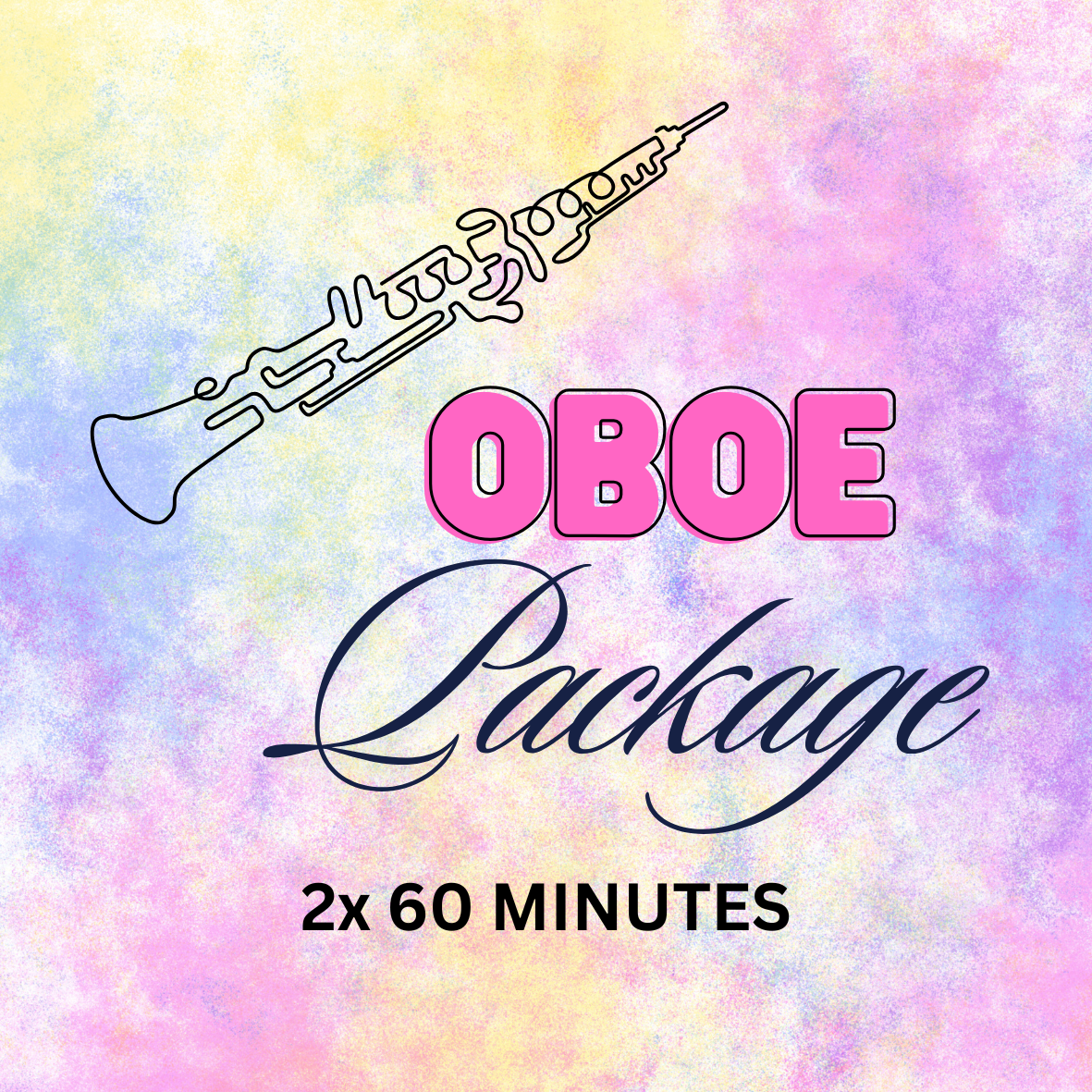Oboe 1-on-1 – 2×60min Lessons