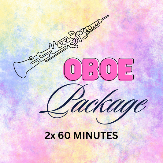 Oboe 1-on-1 – 2×60min Lessons
