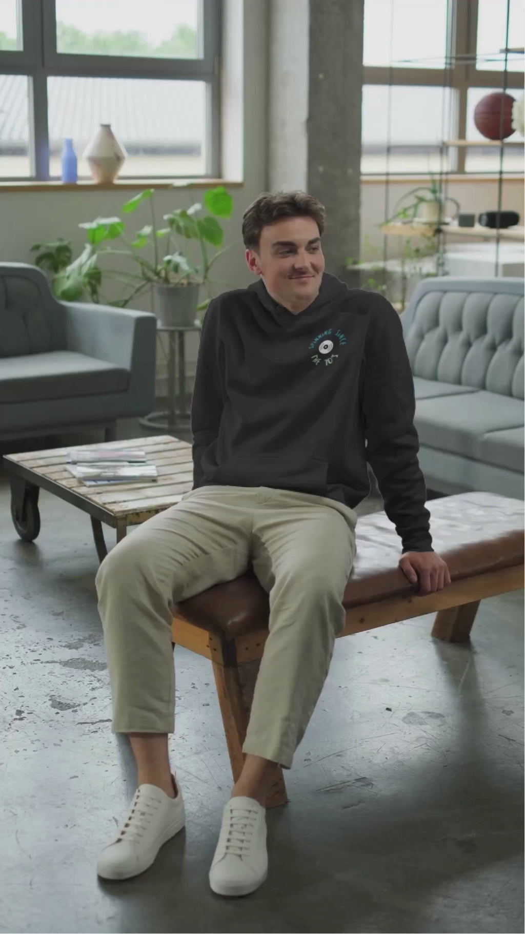Spinning Since the ’70s Unisex Hoodie – Retro Vinyl Record Style